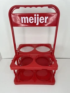 Portabotellas Marca Meijer Equipo Deportivo Agua Gatorade Botella Portador Rojo 4 un. - Imagen 1 de 8