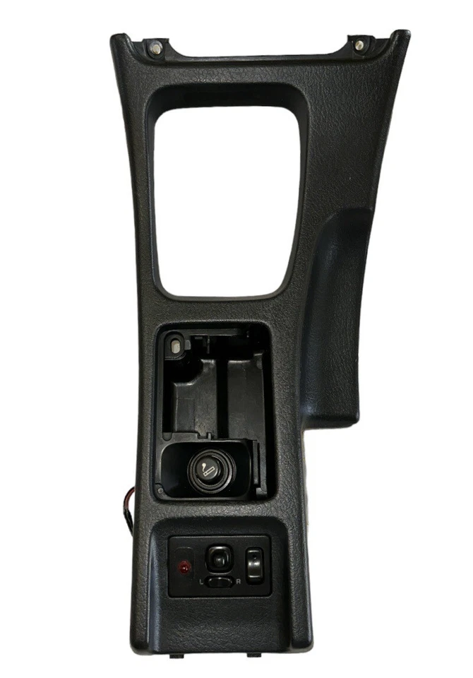 Bisel de ajuste de control central Nissan 300ZX 1990-1996 2+2 OEM. Negro. Descongelador. Foto 1 de 4