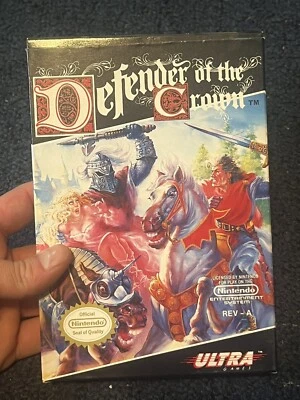 Defender of the Crown Nintendo NES complete CIB Great Shape Small Wear On Back - Image 1 of 4