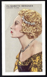 GALLAHER - STARS OF SCREEN & STAGE (BROWN) - #17 ELISABETH BERGNER