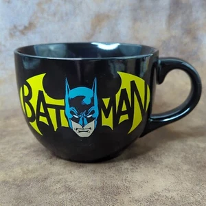 Batman große Tasse Kaffee Suppentasse 24 Unzen schwarz gelb Keramik DC Comics - Bild 1 von 6