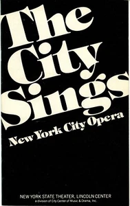 Programma autografato Opera New York City - La Fanciulla Del West - Foto 1 di 3