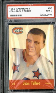 1955 Parkhurst #53 Jean Guy Talbot - PSA 7