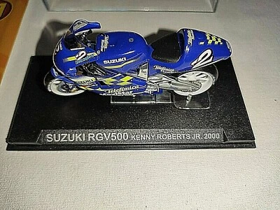 Suzuki Rgv 500 Kenny Roberts Jr. 2000 Moto Scale 1/24 Die Cast Model Grand Moto - Image 1 of 2