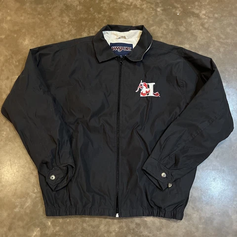 VTG Jansport Hickory Crawdads Minor League Baseball Windbreaker Jacket Men's MED Cover