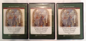 Great Courses: Cycles of American Political Thought Pts 1 - 3 DVDs preowned - Picture 1 of 2
