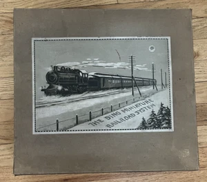 BING Miniature Railroad system Train Set Cast iron & Tin W/ Tracks & Box Vintage - Picture 1 of 7