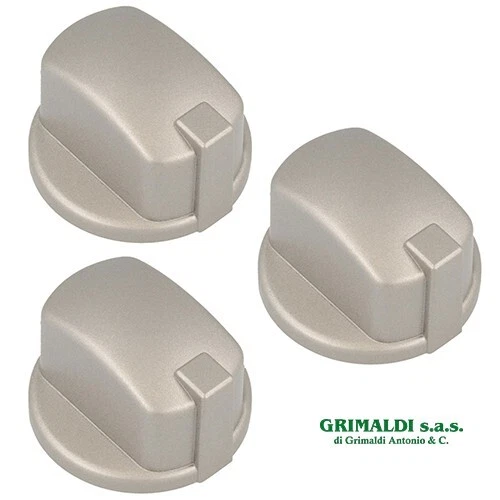 Manopola Silver Inox Per Forno Hotpoint Ariston Indesit Originale C00284958