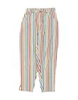 VINTAGE Girls Tapered Casual Trousers 15-16 Years W24 L26  Multicoloured AW19
