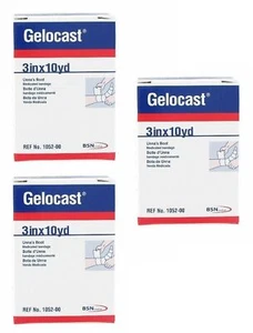 Gelocast Unna Boot with Calamine 3 Inches X 10 Yards Bandages x 3 Packs - Picture 1 of 1