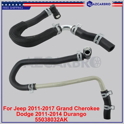 Hose Tube Heater Supply And Return For 2011-2017 Jeep Grand Cherokee 55038032AK - Image 1 of 4