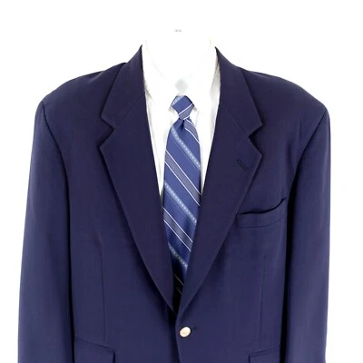 Blazer Stafford Worsted Lana 2 Botones Dorados 44R De Colección A Medida en EE. UU. Foto 1 de 4