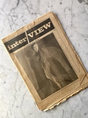Andy Warhol’s Interview Magazine Volume 1 No. 6, 1970 - Image 1 of 4
