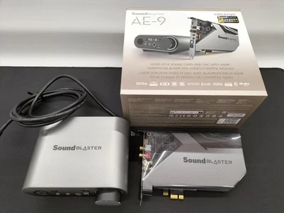 Creative Sound Blaster AE-9 Sound Card Metallic Gray TESTED Fully Working - Image 1 of 4