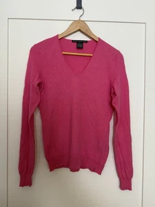 Ralph Lauren Golf Pullover Damen Gr. M Rosa Strick 100% Kaschmir V-Ausschnitt Preppy - Bild 1 von 10