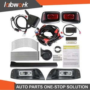 Labwork LED Light Kit w/Turn Signal Switch For EZGO TXXT Golf Cart 12 Volt 96-13 - Picture 1 of 18