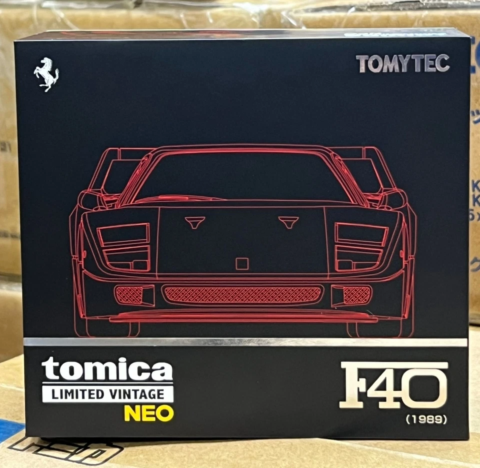 1:64 Tomica Limited Tomytec Vintage NEO Ferrari F40 1989 Red - Image 1 of 4