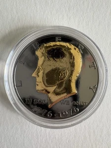 1976 Black Ruthenium Edition JFK Half Dollar - Picture 1 of 7