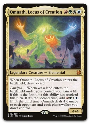 Omnath, Locus of Creation #232 (NM) Zendikar Rising ZNR Magic MTG - Image 1 of 2