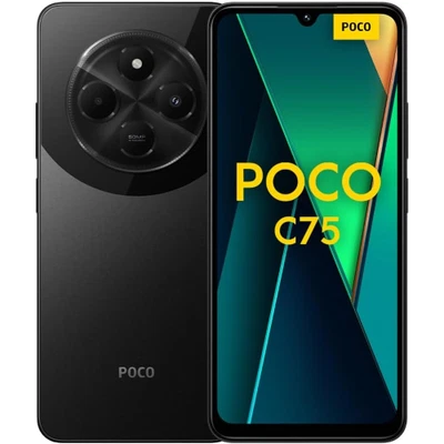 XIAOMI POCO C75 6GB+128GB NERO BLACK - Immagine 1 di 3