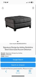 Reidshire Contemporary Square Tufted Oversized Accent Ottoman, Gray - Picture 1 of 3