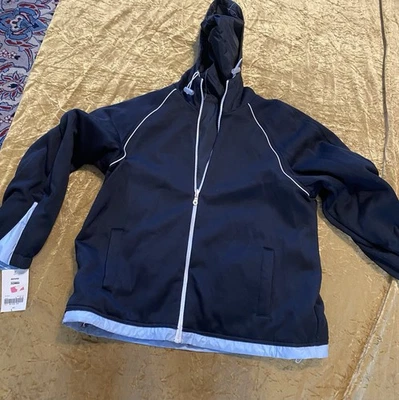 Weather Tamer Jacket With Hood Large  Nylon Polyester Black - Image 1 of 4