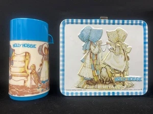 1979 Holly Hobbie Aladdin Industries American Greetings Metall Brotdose & Thermoskanne - Bild 1 von 20