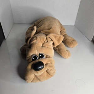 Vintage 1985 Pound Puppies Rumple Skins Dog Large 19" Tan Brown Color Tonka - Picture 1 of 8