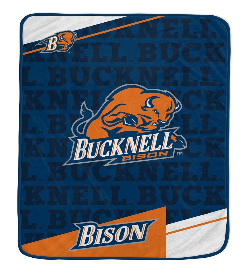 Manta ultra suave Pegasus Sports NCAA Bucknell Bisons Diagonal Ghost - 80 Chara Foto 1 de 1