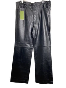 Pantalones rectos GUCCI -- cuero BLK675194 2020 usados - Imagen 1 de 6