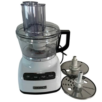 KitchenAid Food Processor White 7 Cup ExactSlice System Includes Blades 5KFP1644 - Image 1 of 4