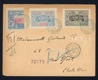 1901 French Obock Djibouti Cover US 50c Bisect Sc #16a w Obock Reunion Paquebot