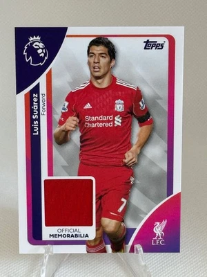 2026 Topps Premier League LUIS SUAREZ Player Worn Relic Patch Liverpool FC - Image 1 of 2