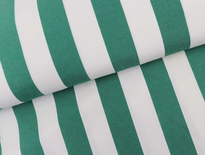 MARKISENSTOFF 320cm breit wasserabweisend BLOCKSTREIFEN GRÜN EUR 30,98/m - Bild 1 von 2