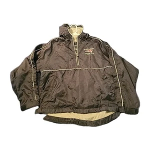 GTM Sportswear New England Patriots Track & Field windbreaker Hoodie jacket Sz.S - Picture 1 of 9