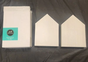 CHALK COUTURE Wood HOUSE Cutouts Home Houses - Picture 1 of 2