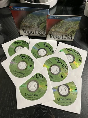 DeLORME Topo USA Version 4.0 7 Disc Set - Image 1 of 2