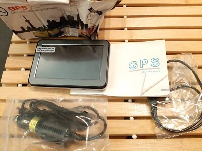 MediaTek  4.5" GPS Car  Satellite Navigation ~ Touchscreen NEW OPEN BOX - Image 1 of 4