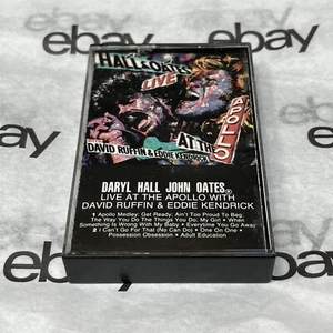 Daryl Hall - John Oates - Live At The Apollo - Cassette Tape AFK1-7035 - Picture 1 of 5