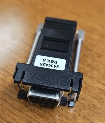 NEW RJ45 to RS232 DB9 9 Pin Serial Port Female to RJ45 Female - Image 1 of 4