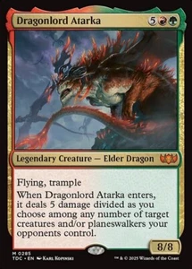 *MtG: DRAGONLORD ATARKA - Commander Tarkir: Dragonstorm Mythic - magicman* - Bild 1 von 1
