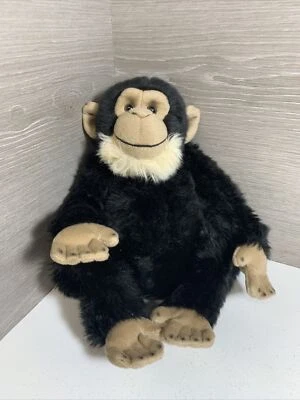 Webkinz Chimpanzee Ganz Stuffed Monkey Animal Plush 10” - Image 1 of 4