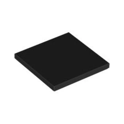 Lego Bricks Parts 4x Black 4x4 Tile Flat Thin Studless Plate 6469830 1751 NEW - Image 1 of 4
