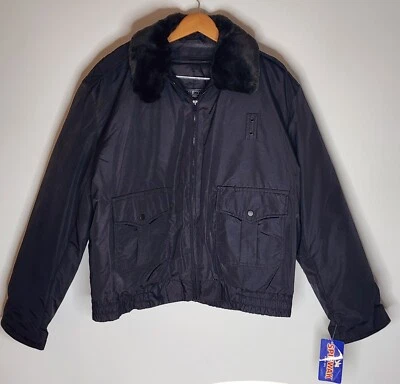 Roupa externa masculina de lã dourada Spiewak nova com etiquetas para segurança pública tamanho XL polícia  - Imagem 1 de 4