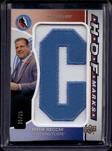 2024-25 SP Game Used HOF Letters Mark Recchi 20/35 - Picture 1 of 2