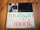 Mulligan Meets Monk 1961 UK US Import Reissue VINYL LP Sleeve G+, Record VG+
