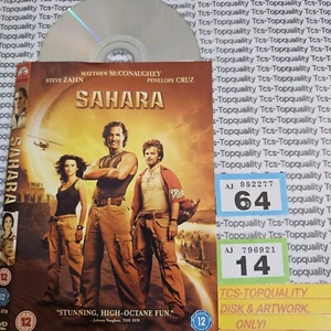 Sahara DVD (2005) Disc And Artwork Only  - Picture 1 of 1