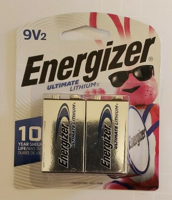 Energizer Ultimate Lithium Batteries 9V 2 Pack (L522BP-2) - Image 1 of 1