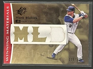 2008 Upper Deck SPxHank Blalock Winning Materials Relic /125 #WM-HB Rangers - Picture 1 of 2
