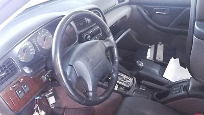 SUBARU LEGACY III BE/BH Baujahr 1999-2003 Lederlenkrad mit Airbag - Bild 1 von 2